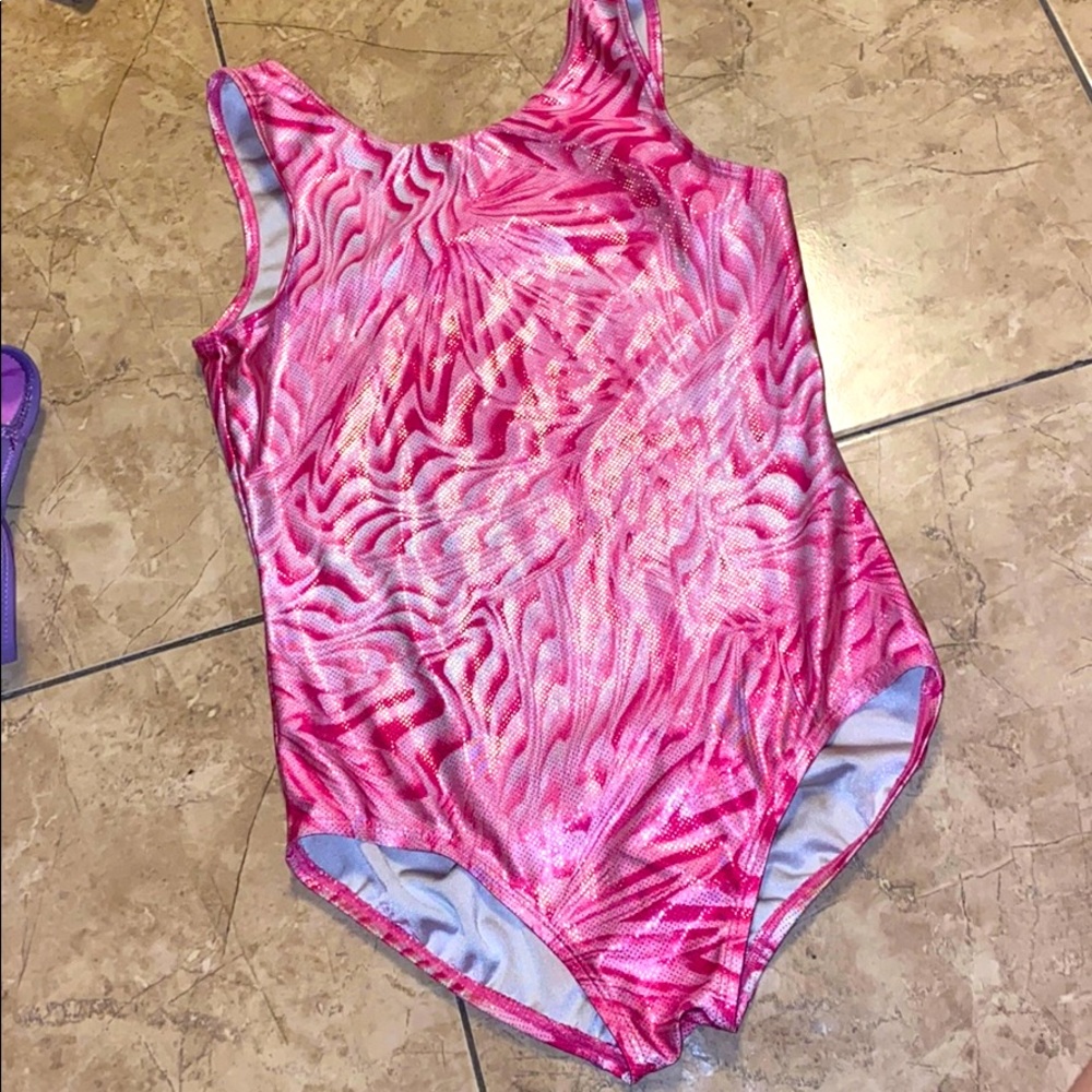 Pink body suit